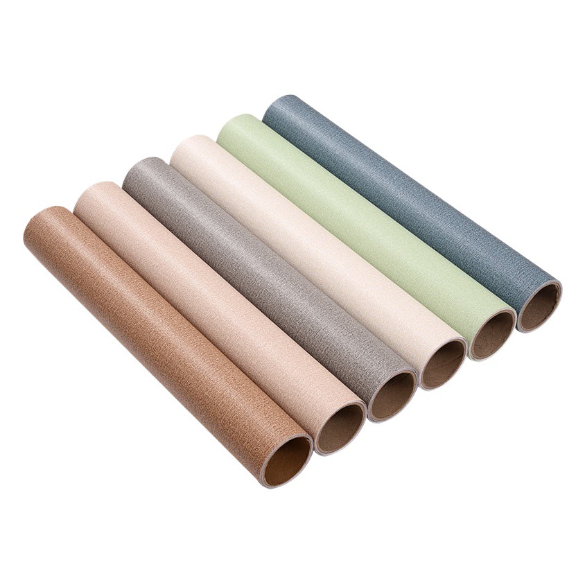 Papel pintado impermeable grueso autoadhesivo papel pintado de lino de color sólido autoadhesivo sala de estar dormitorio Fondo pared papel pintado de lino