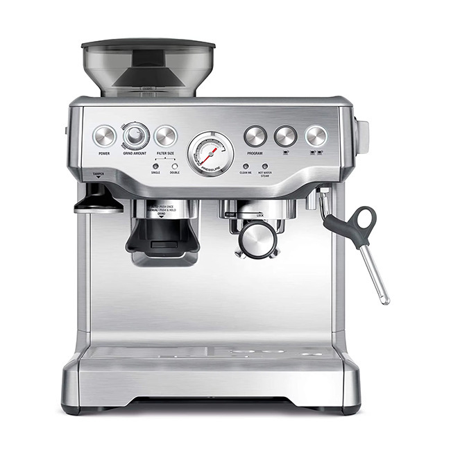 Italian Semi-Automatic Coffee Machine Cappuccino Latte American Style with Milk Frother Stainless Steel Export Export Italian Semi-Automatic Coffee Machine Cappuccino Latte American Style with Milk Frother Stainless Steel Export Export