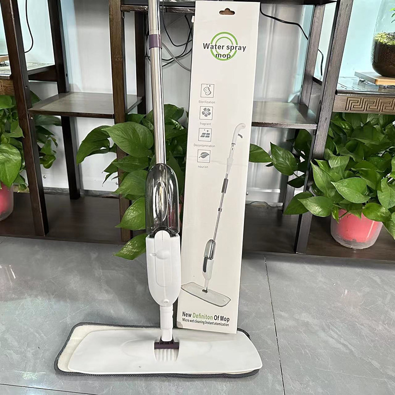 In stock sales water spray mop lazy large flat two-in-one and four-in-one wet and dry mop