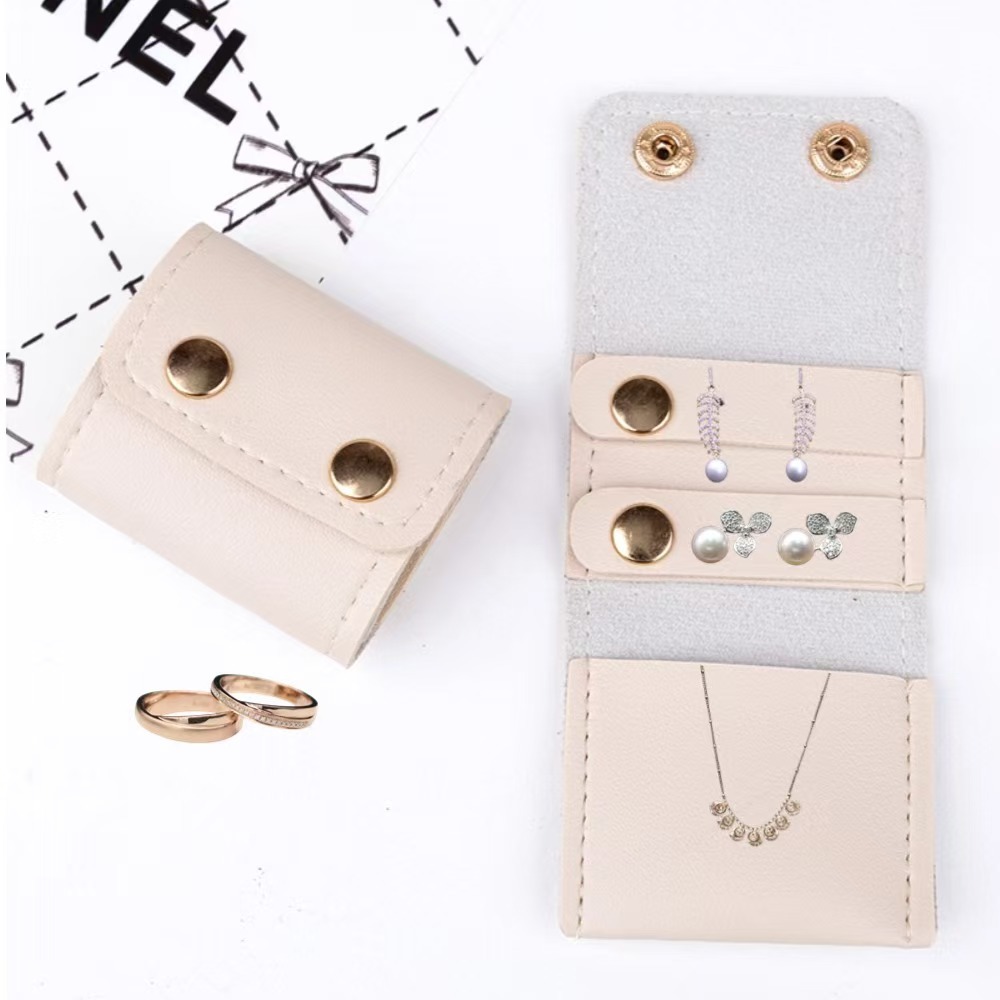 PU Deri Çok Fonksiyonlu Yaratıcı Moda Takı Çantası Taşınabilir Seyahat Mücevher Yüzük Küpe Halka Saklama Mini Çanta