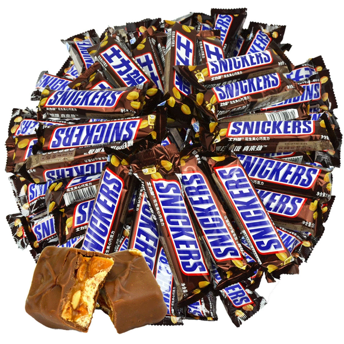 Peanut Chocolate Snack (Shili), 1000 гBulk Pack, milk chocolate with caramel and peanuts