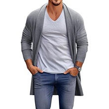 Z 47825 Casual Solid Color Knit Cardigan ��ɫ��֯����