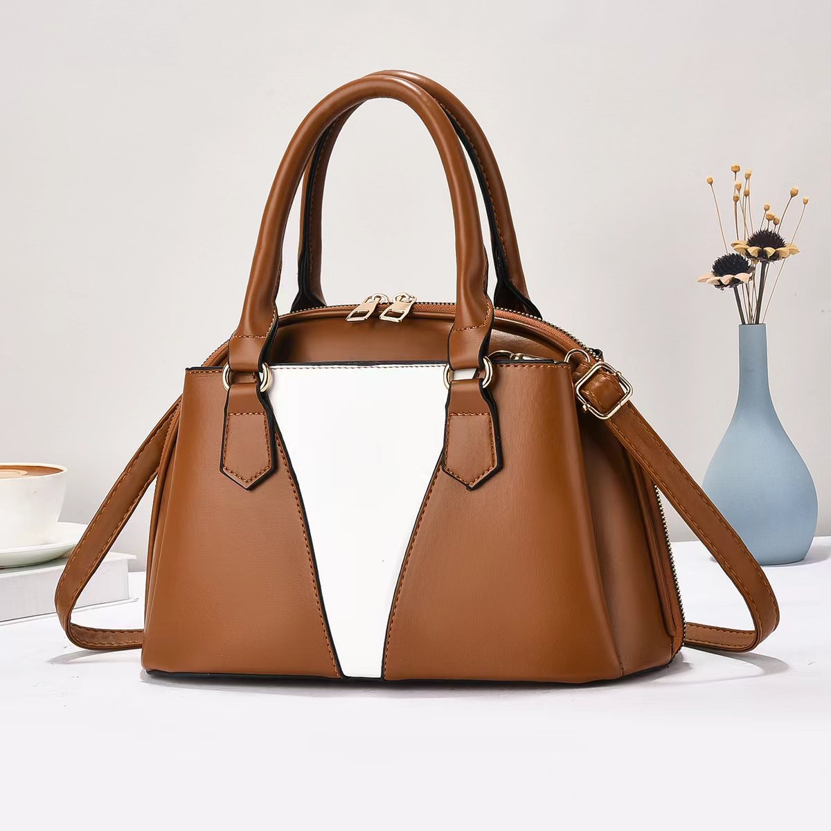 Temperamento versátil nuevo bolso coreano de moda mujer hermoso bolso de hombro bolso de mujer bolso de mujer bolso grande