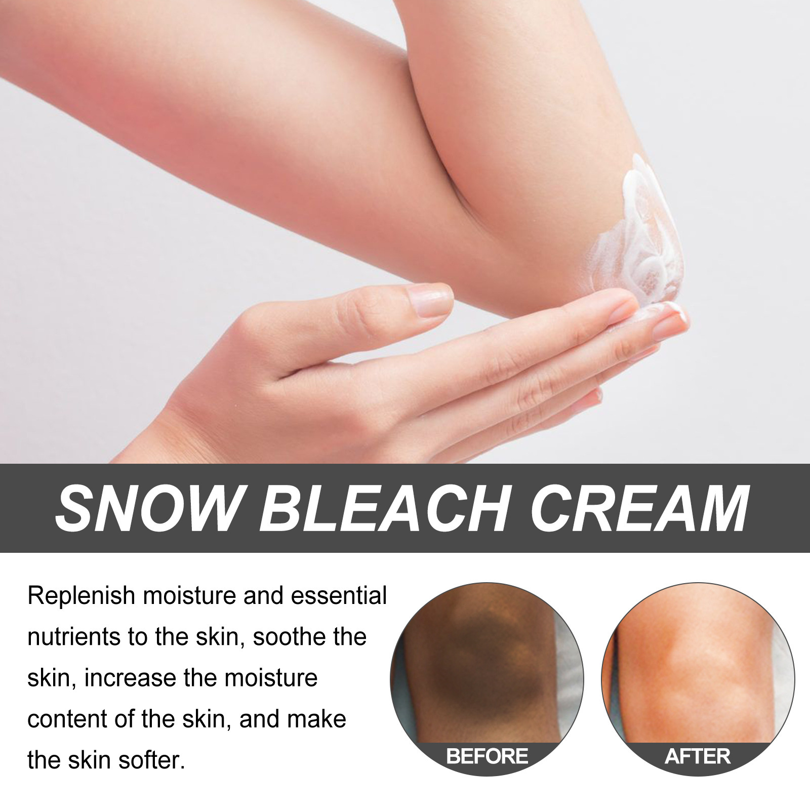 Jaysuing Repairs Underarm, Elbow, Knee Joint Melanin Whitening Skin Moisturizing and Beautifying Cream_voghion.com