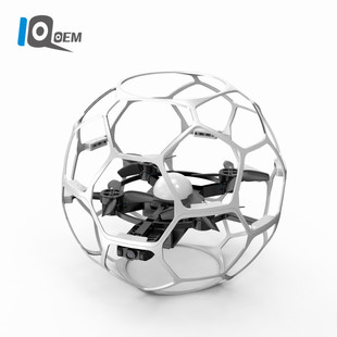 Iq0Em Brushless Spherical Drone Aerial Photography Quadcopter Light Fixed Height Teaching School Competition Remote Control Aircraft