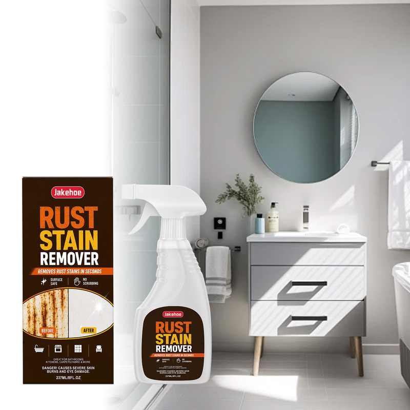 JAKEHOE Anti-Rust Stain Remover Foam Spray Dissolves Rust and Dirt, Cleans and Polishes, Daily Rust Removal, Easy to Rinse