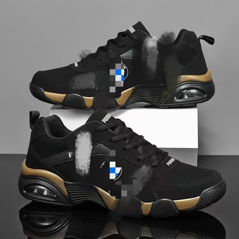 Cross-Border New 2025 Shoes Leather Sports Shoes Casual Running Shoes Low-Top Travel Shoes Men's Drop Shipping