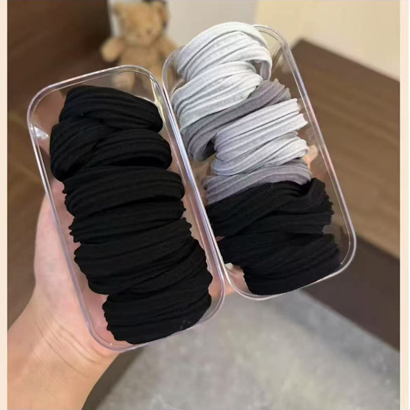 高级感大肠发圈发绳高马尾不伤发橡皮筋高弹力头绳女发饰儿童头饰|undefined