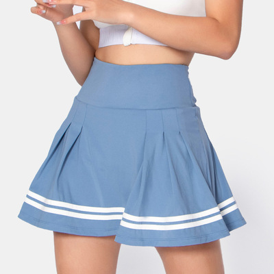 2022 Tennis skirt False two Yoga suit Bodybuilding Short skirt Quick drying ventilation Culotte Bodybuilding Emptied Sports Skirt