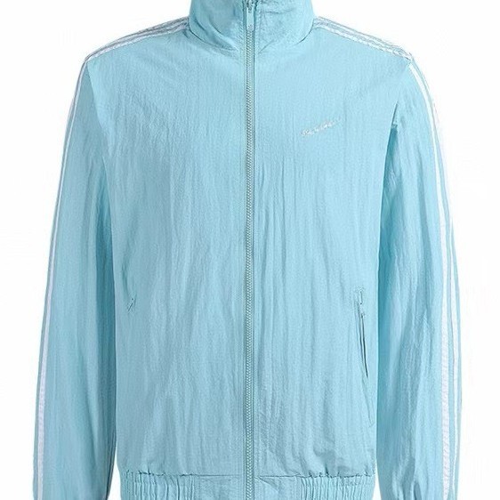 New Embroidered Spring and Autumn Stand Collar Cardigan Sports Windbreaker Jacket Set for Couples SYIT2491