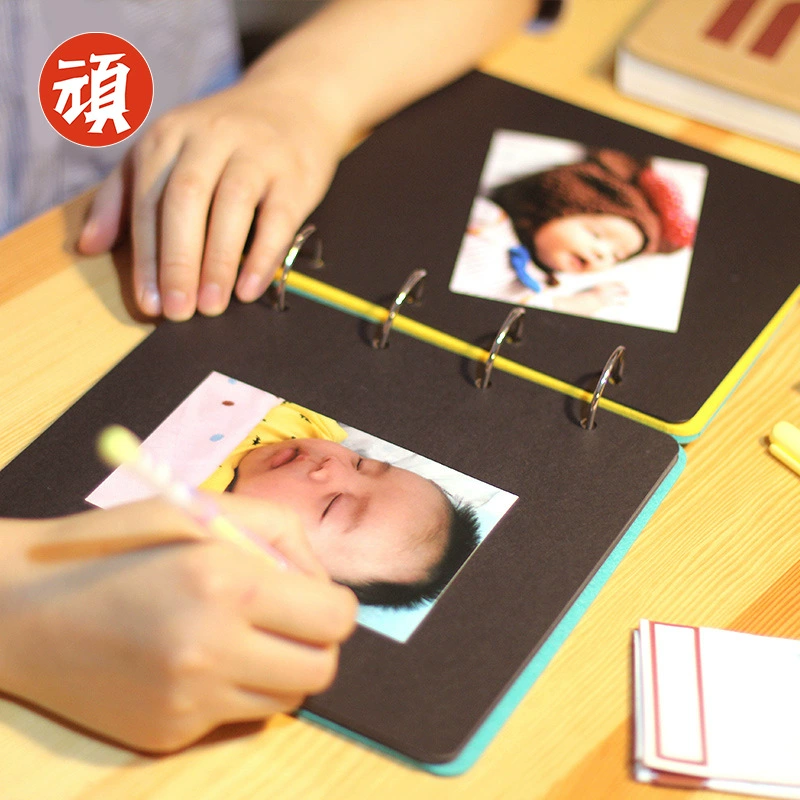 Polaroid, photo, cartoon photoalbum, cards album, growth record book, handmade