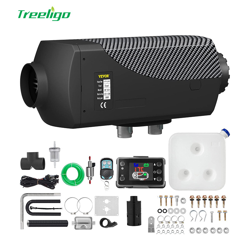 Treeligo calentador de estacionamiento coche camión camión coche leña calentador ventilador 12V24V5kw coche aire acondicionado image 6