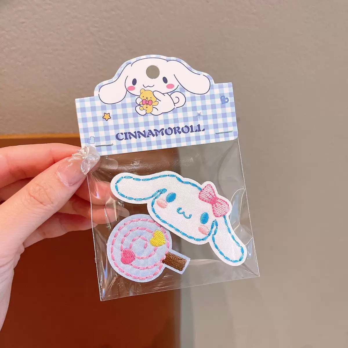 Los niños coreanos publican pegatinas mágicas de color caramelo de dibujos animados lindo y simple acabado de cabello roto artefacto Velcro de frutas