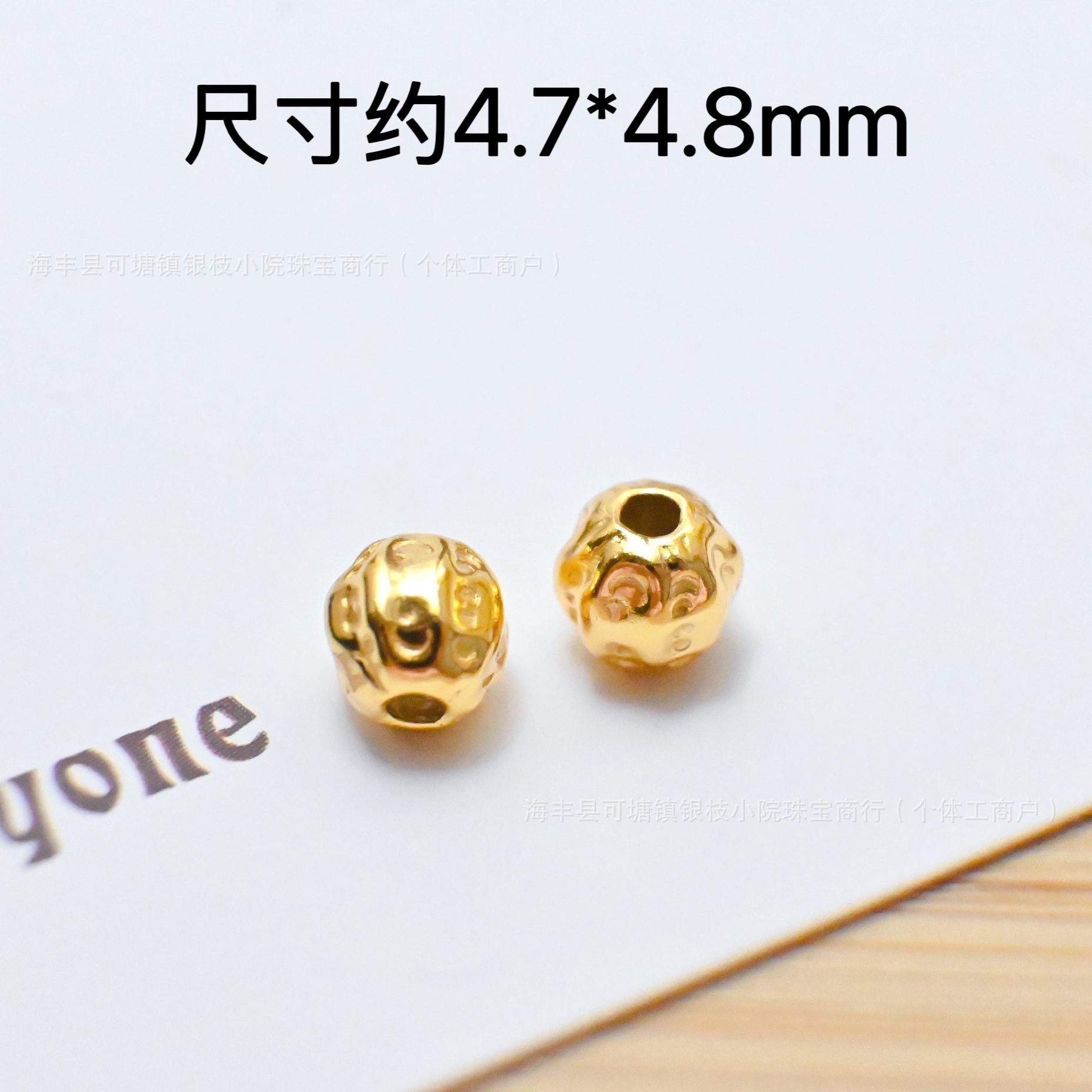 S925 Silver Ancient Gold DIY Through-Hole Accessories Butterfly Spacer Bead Pendant Pendant Beaded Bracelet Necklace Jewelry Wholesale
