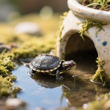 迷你黑腹小乌龟特小宠物龟活体玄武墨龟草龟苗家养宠物龟萌宠批发