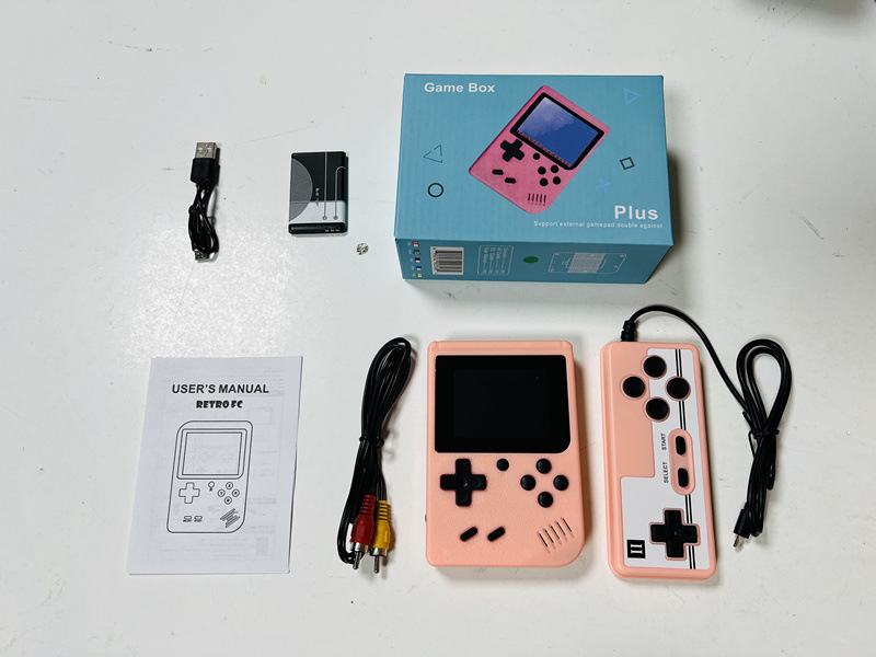 Consola de Juegos Portátil Retro Macaron 400 en 1 500 en 1 800 en 1 para Regalo y Juegos
