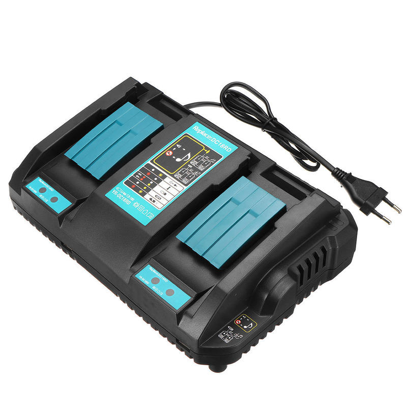 Dc18Rd Dual Charging Replaces Makita Makita Charger 18V Lithium Battery Fast Charging Power Adapter with USB Port