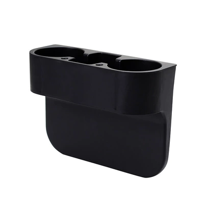 Car Gap Plug Water Rack Mobile Phone Rack Storage Box Car Three-in-One Water Cup Holder Car Multi-Function Storage Rack (Car cup holder/beverage holder) - black