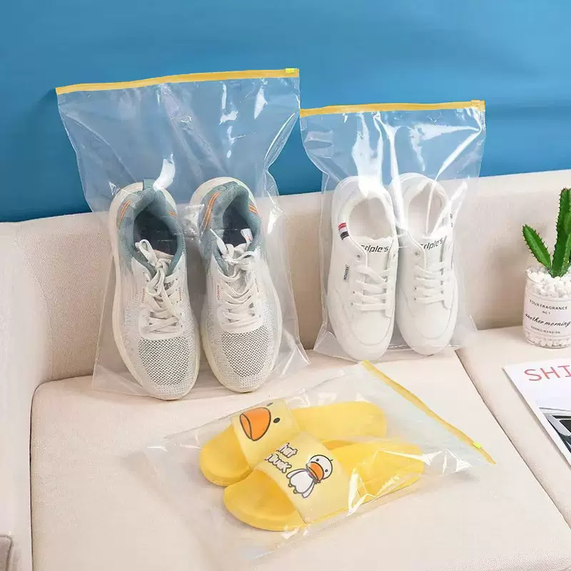 冰箱保鲜滑锁式密封袋防尘防潮衣服鞋子收纳袋旅行酒店服装拉链袋
