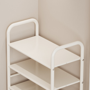 Simple shoe shelf door home dormitory iron multi-functional shoe cabinet integrated economical 2023 new popular