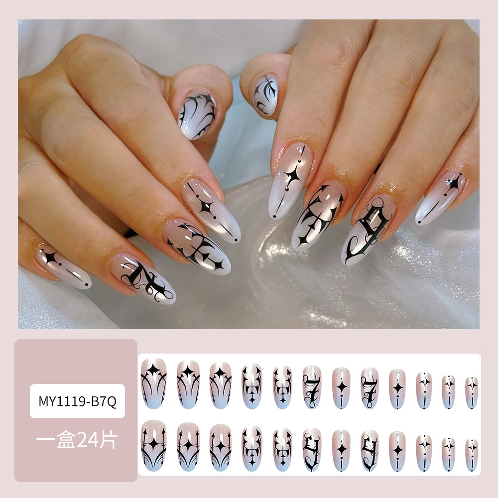 Venta al por mayor de piezas de uñas portátiles de ojo de gato de estilo explosivo, venta al por mayor de comercio exterior, parches de uñas transfronterizos de gran calidad, piezas de uñas de uñas en caja image 16