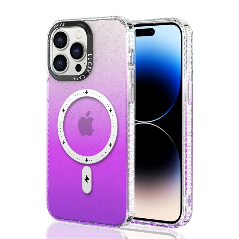 Apple, compatible acrylic phone case charging, iPhone 13, shockproof protective case, iphone, fall protection