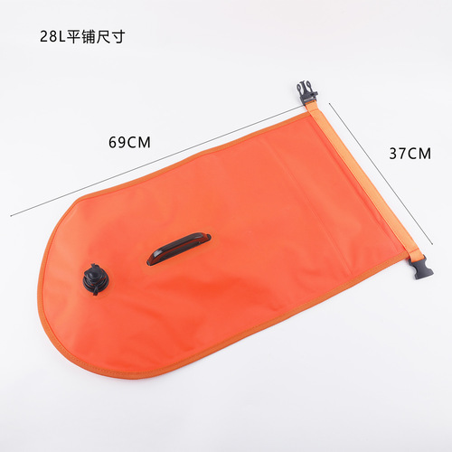 Double airbag swimming float, thickened nylon cloth, large capacity, storage, easy to inflate, cross-border Maijia Qian follower