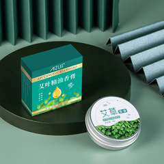 Wholesale mugwort essential oil cream for children, home use, summer cooling herbal essential oil cream, drop shipping