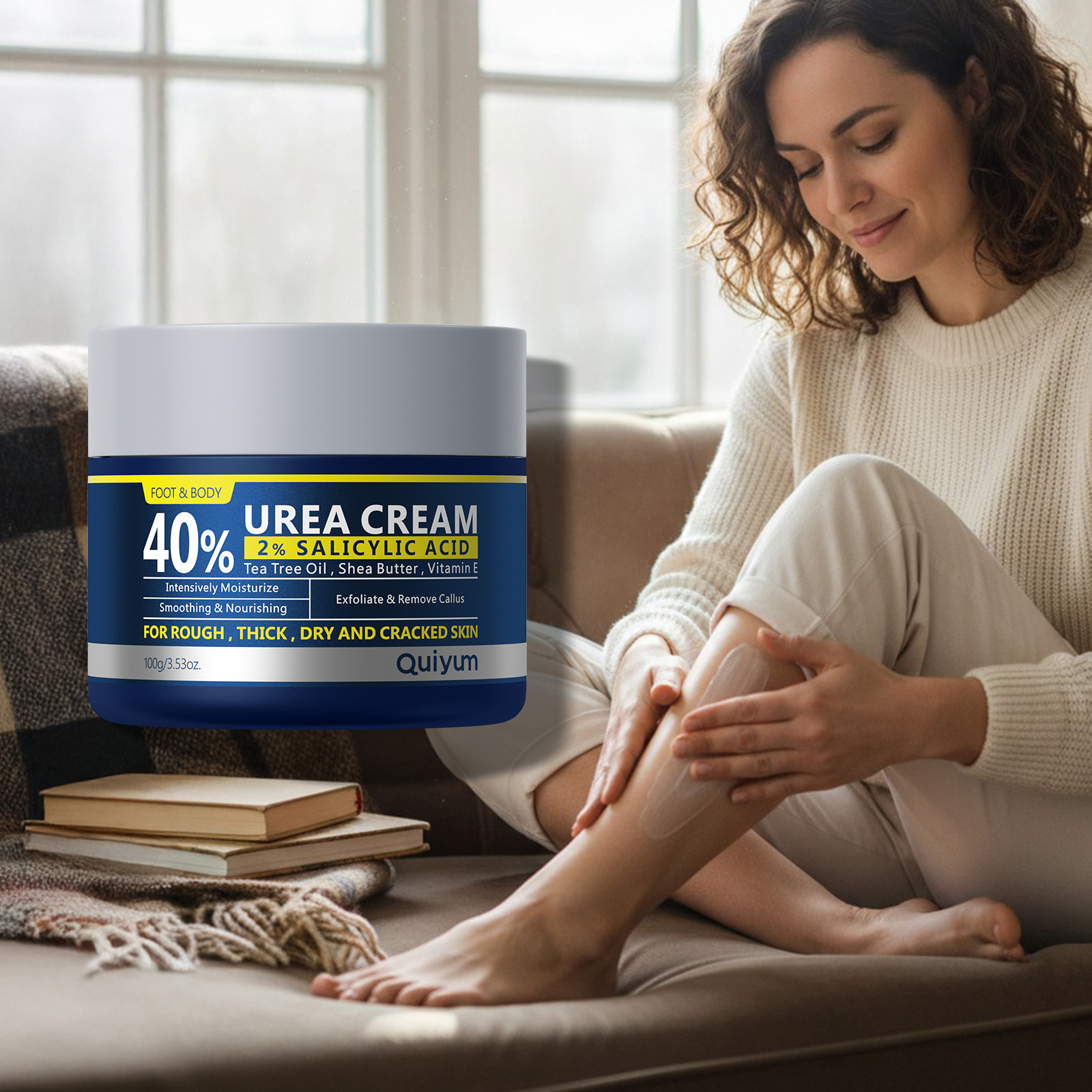 Transfronteriza Amazon 40% crema de urea crema de cuidado hidratante relajación del cuerpo comercio exterior productos de cuidado de la piel al por mayor image 1