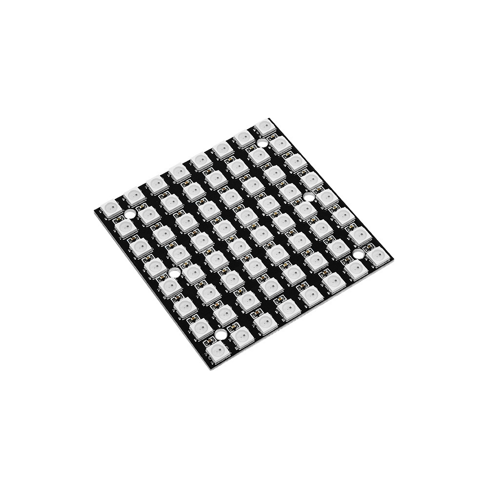 64位 WS2812B8*8 xRGB 5050 LED模块 ws2812s像素屏 SUNLEPHA NT