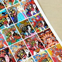 可自选图片唐卡画芯批发扎基拉姆五爷绿度母大黑天描金绘制吊坠