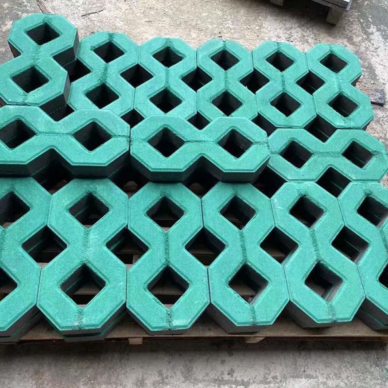八字砖生态砖绿化植草砖停车位砖植草砖本地直发混凝土透水