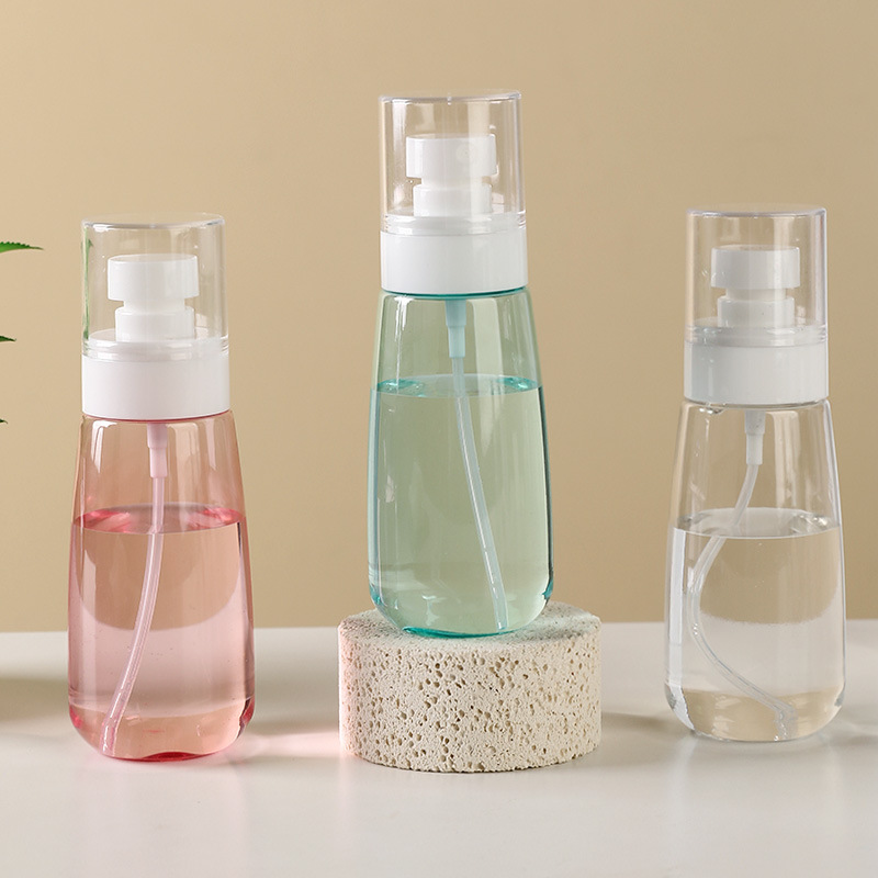Viaje botella de líquido portátil, niebla ultrafina, botella de aerosol hidratante facial, botella de líquido, botella vacía de alcohol, botella de maquillaje
