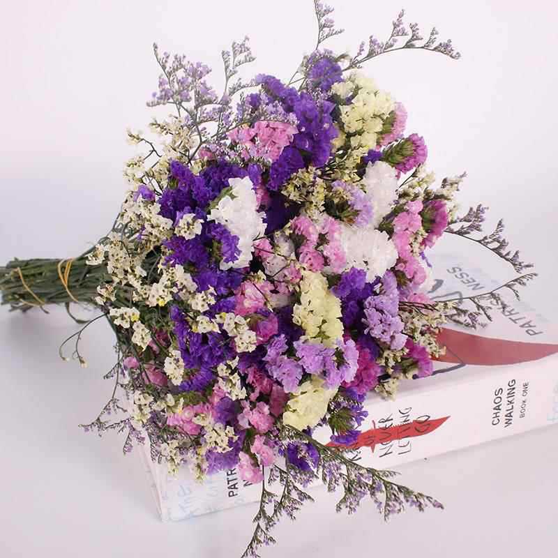 6가지 색상 믹스 + 2가지 잔디 41개 무료 꽃바구니