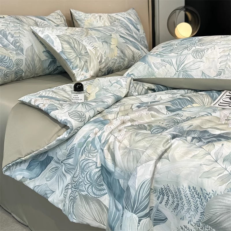 Sensación fresca de seda helada edredón fresco de verano edredón de aire acondicionado dormitorio de verano edredón individual edredón de verano núcleo se puede lavar a máquina edredón fino