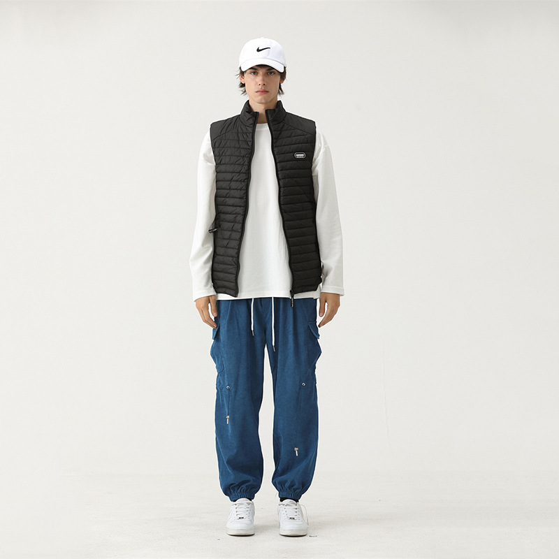 Chaleco de Algodón Acolchado para Hombre de Poliéster para Uso Casual image 4