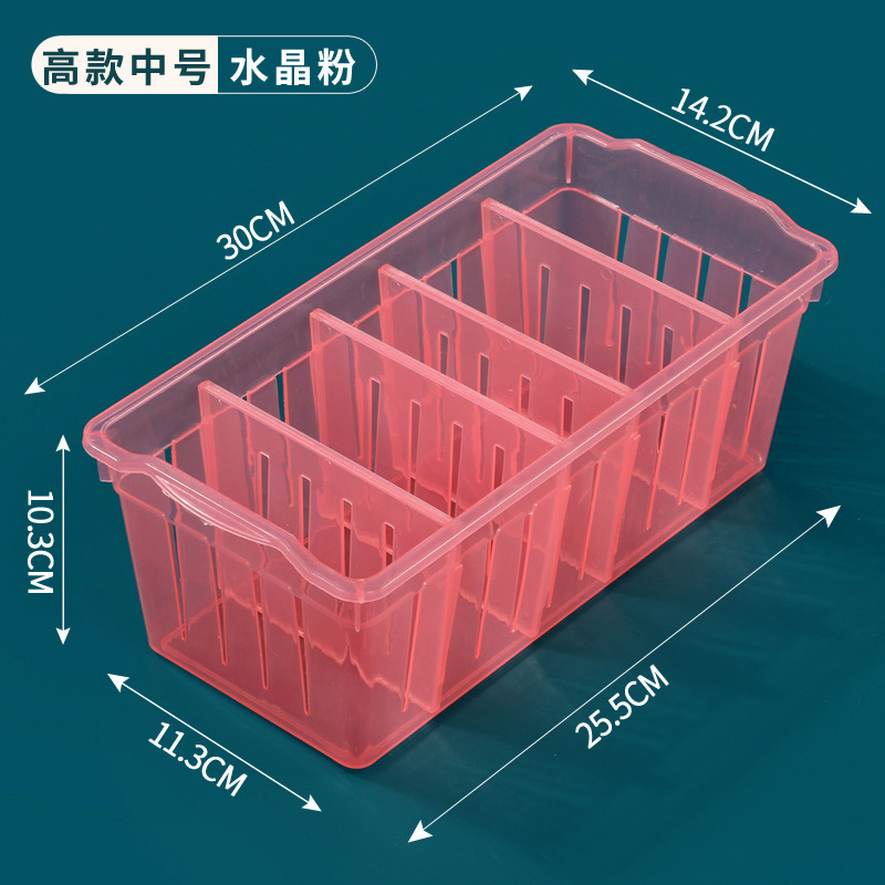 透明デスクトップ収納ボックスプラスチック長方形収納バスケット引き出しオーガナイザー多機能収納ボックスZhao Zhishun|undefined