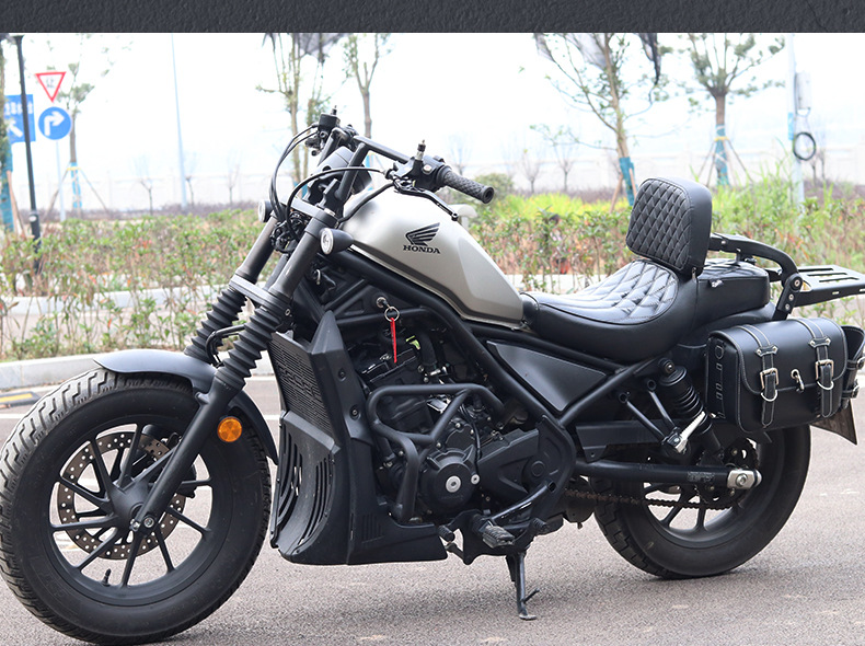 Suitable for Honda Cm300 Guard Bar Cl300 Bumper Folding Backrest Rear Rack Accessories Quick-Release Side Bag Modification