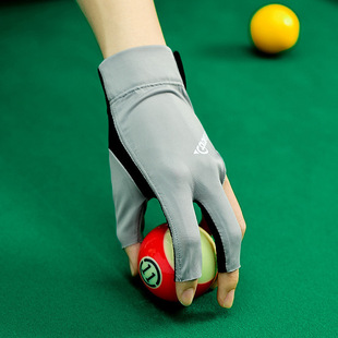 Professional Billiards Gloves Thin Three-Finger Breathable Professional High-End Non-Slip Fingerless Billiards Gloves for Men