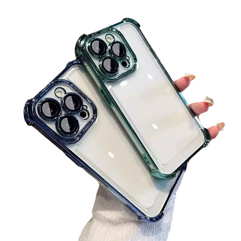 Apple, совместимый подушка-подушка (air bag), iPhone 15, космический чехол, линза, защитная сумка, iphone, защита от падения
