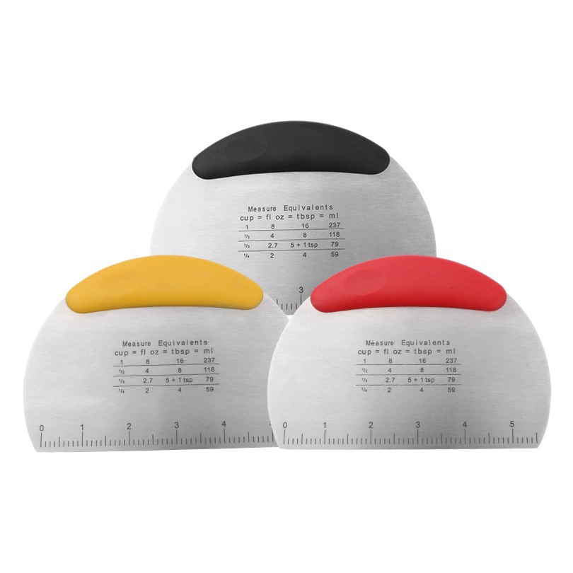 Завод прямой резак для лапши из нержавеющей стали со скребком для выпечки инструмент для рисовых рулонов скребок для торта полукруглый скребок