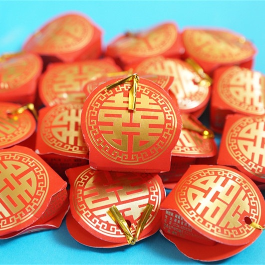 500g袋装婚庆喜糖果 江南佳美双喜临门果肉夹心盒软糖 包邮