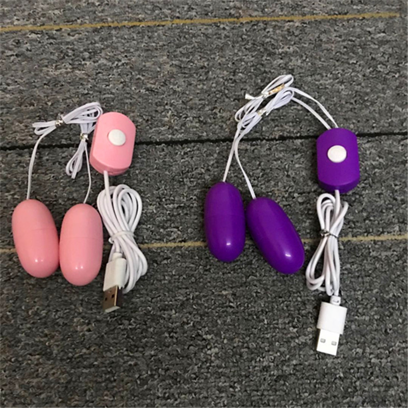 USB Rechargeable Vibrating Egg with 12 Vibration Patterns, Pink or Purple TPE-ABS Design — detail image 19