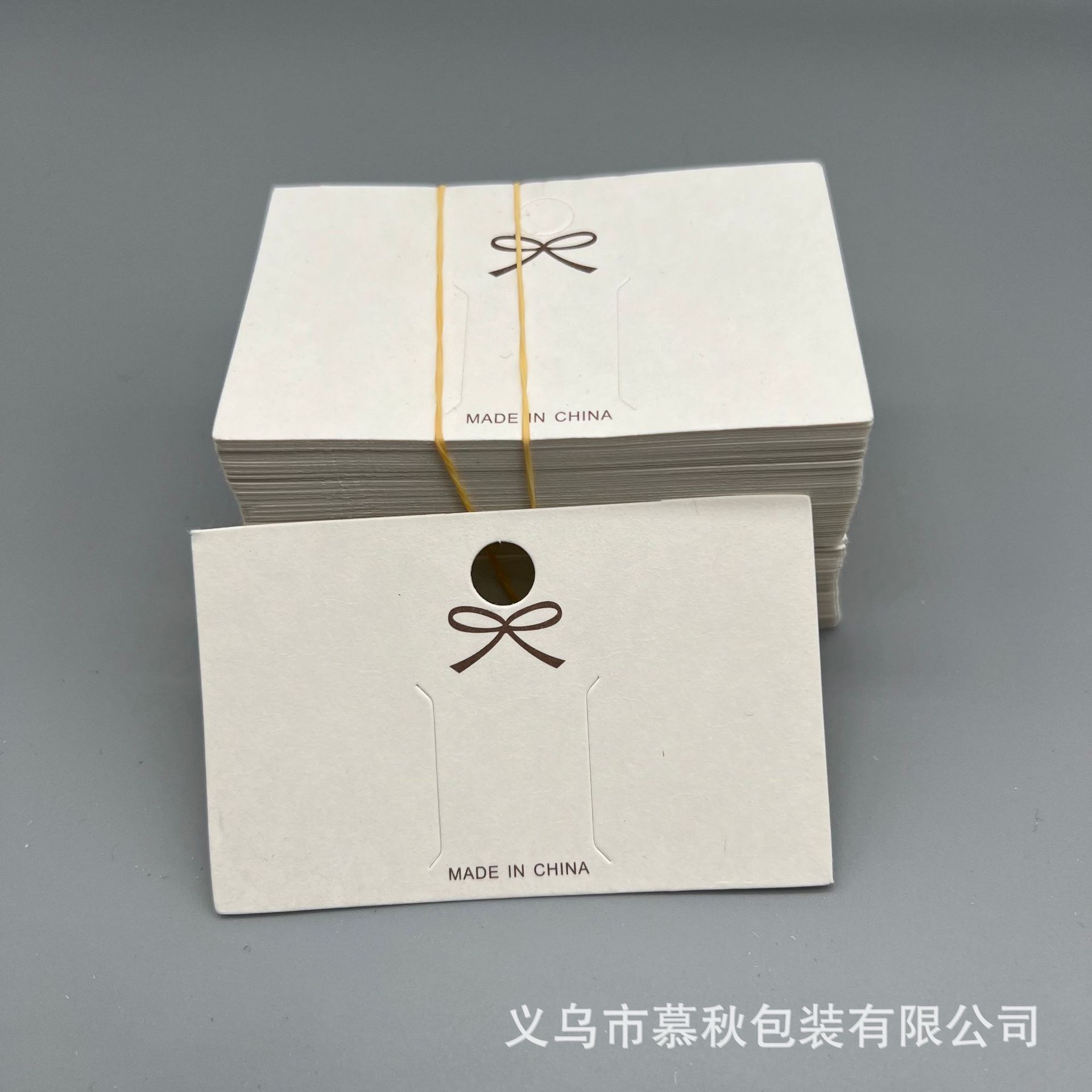 Simple de dibujos animados de textura horquilla de cartón tarjeta al por mayor accesorios para el cabello tarjeta de visualización arco minimalista accesorios de joyería DIY