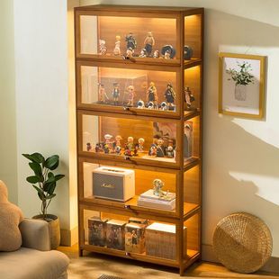 Hand-Made Display Cabinet Lego Acrylic Transparent Imitation Glass Cosmetics Shelf Cigarette Cabinet Display Cabinet Cigarette Rack Building Blocks