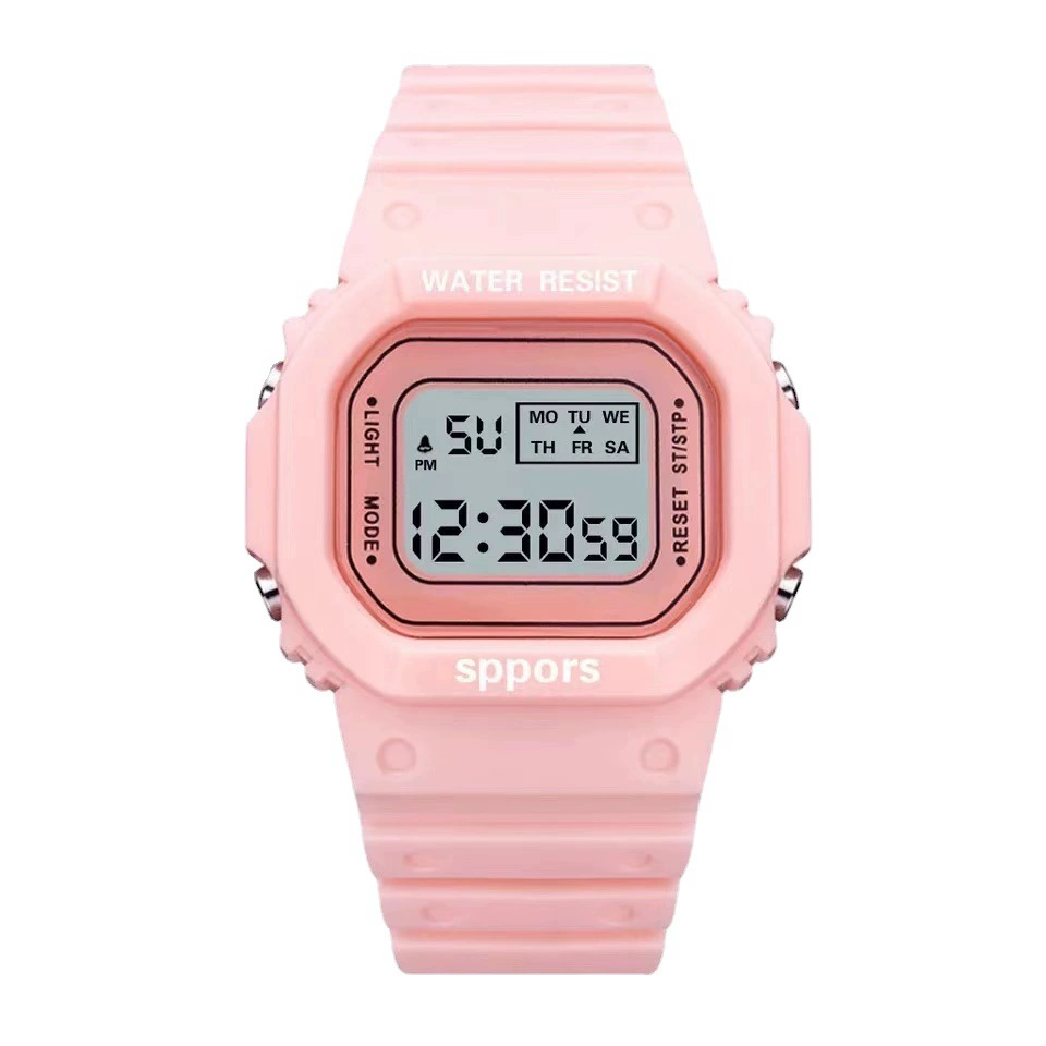 Waterproof fashionable electronic digital watch
