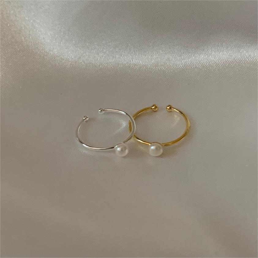 2g Weight 18K Gold Plated Plating Material Pearl Inlay Material Open Rings Classification Adjustable Ring Size 1 Piece Quantity Daily Occasion 925 Sterling Silver Material Geometric Pattern All Seasons Season Women's Gender Inlay Design Simple Style Style 18K Gold Plated 925 Sterling Silver Pearl Geometric Open Rings 925 Sterling Silver Rings 12