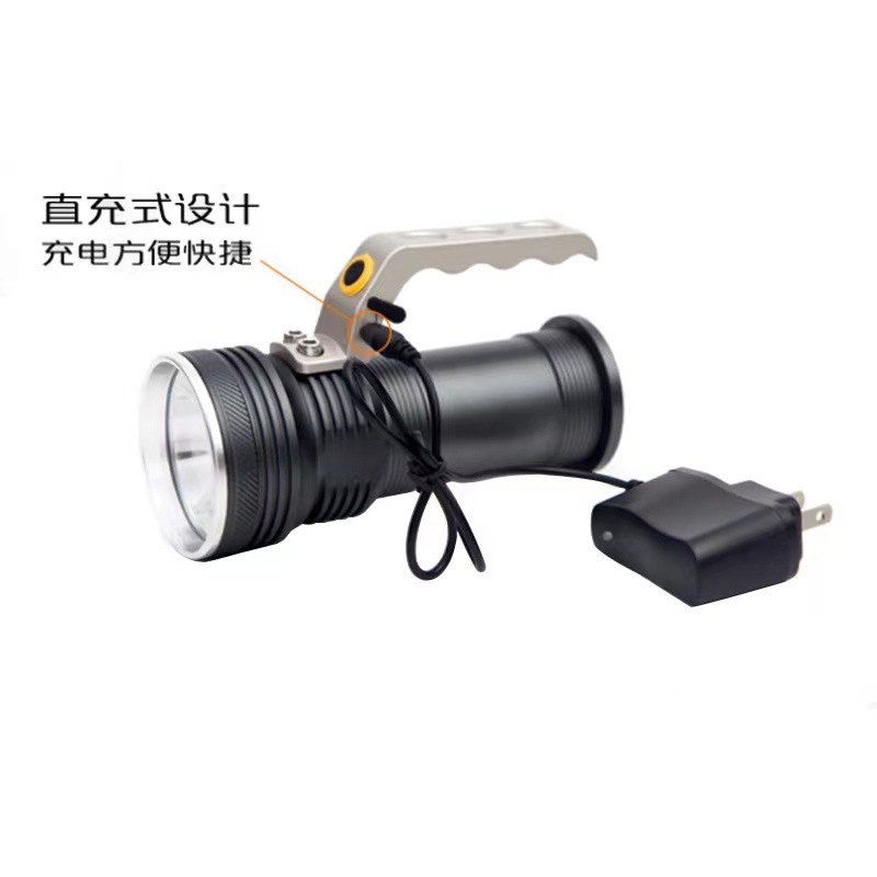 Al Aire Libre fuerte luz lámpara portátil Searchlight T6 aleación de aluminio linterna a prueba de explosiones impermeable de alta potencia recargable lámpara portátil