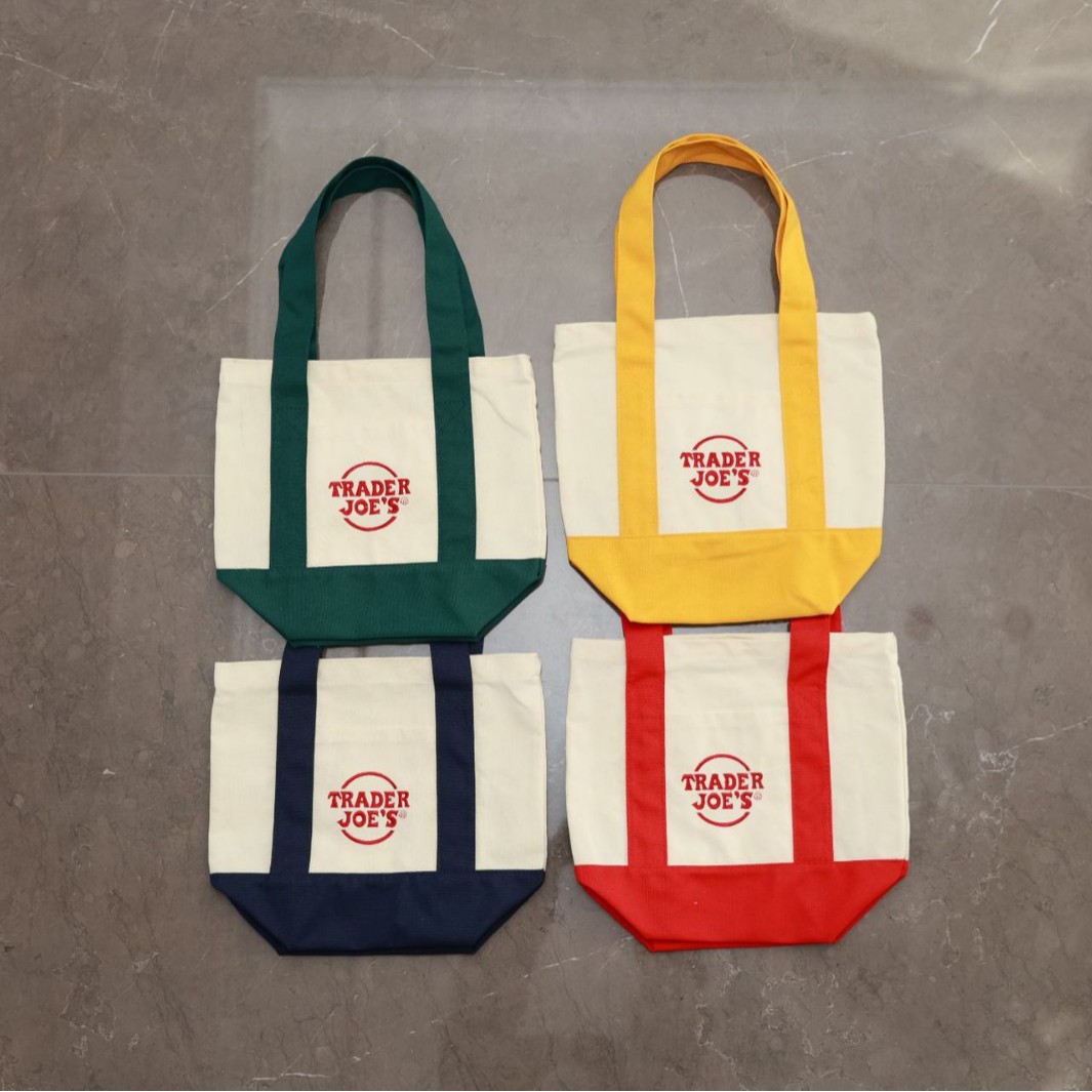 カラー手提げステッチキャンバスバッグオーダーメードロゴ手提げショッピングコットンバッグ広告トレーニングキャンバスバッグオーダーメード