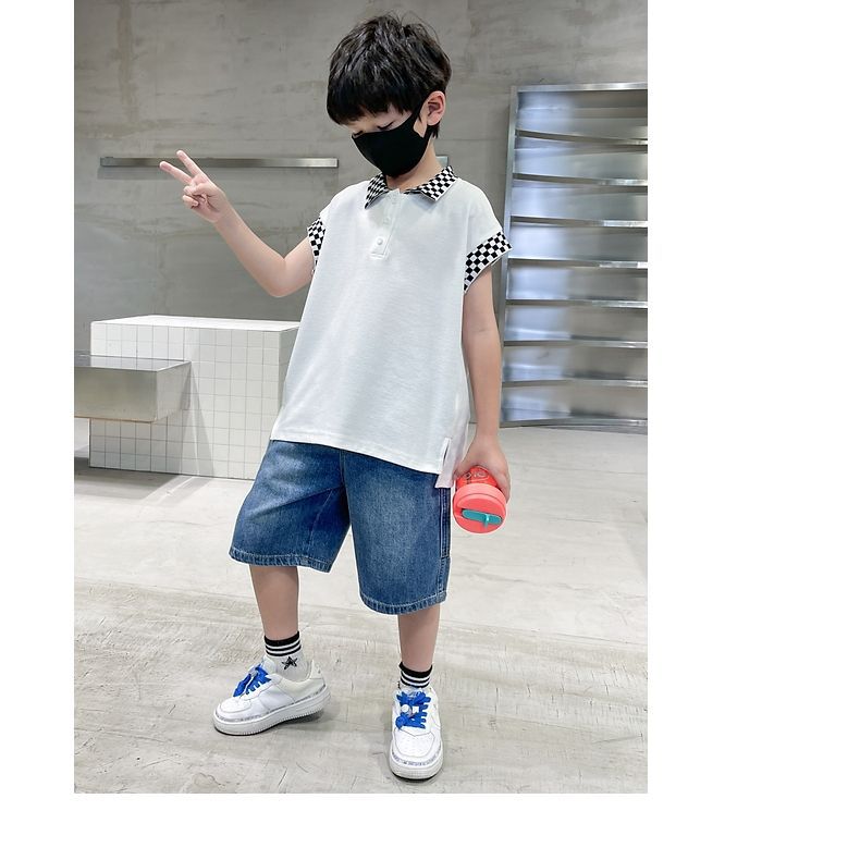 Jongens spijkerbroek shorts zomer bermudashorts trendy kindermode_voghion.com